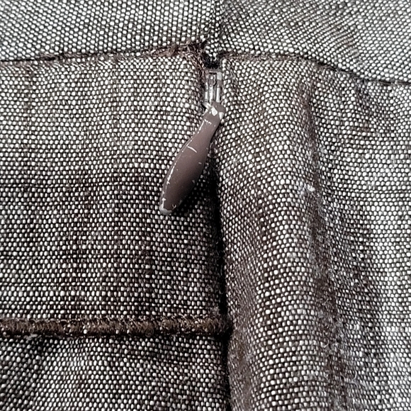 CATO Size 10 Gray Layered Ruffle Work Career Skirt Wardrobe Zippered - Picture 6 of 8